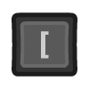Bracket Left Key